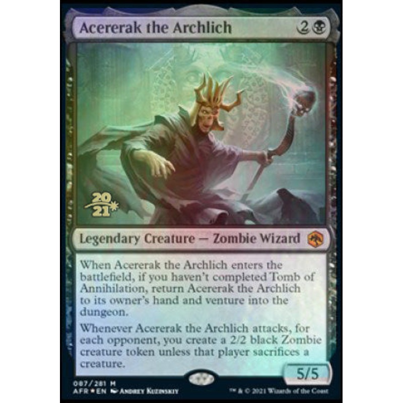 Acererak the Archlich [Dungeons & Dragons: Adventures in the Forgotten Realms Prerelease Promos]