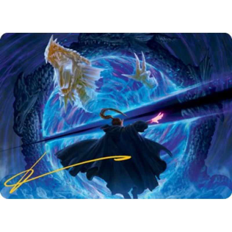Bar the Gate Art Card (Gold-Stamped Signature) [Dungeons & Dragons: Adventures in the Forgotten Realms Art Series]