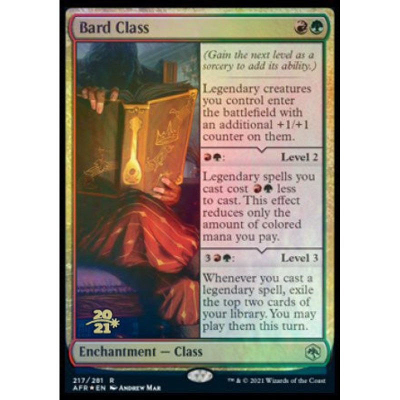 Bard Class [Dungeons & Dragons: Adventures in the Forgotten Realms Prerelease Promos]