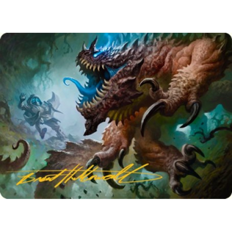 Basilisk Art Card (Gold-Stamped Signature) [Dungeons & Dragons: Adventures in the Forgotten Realms Art Series]