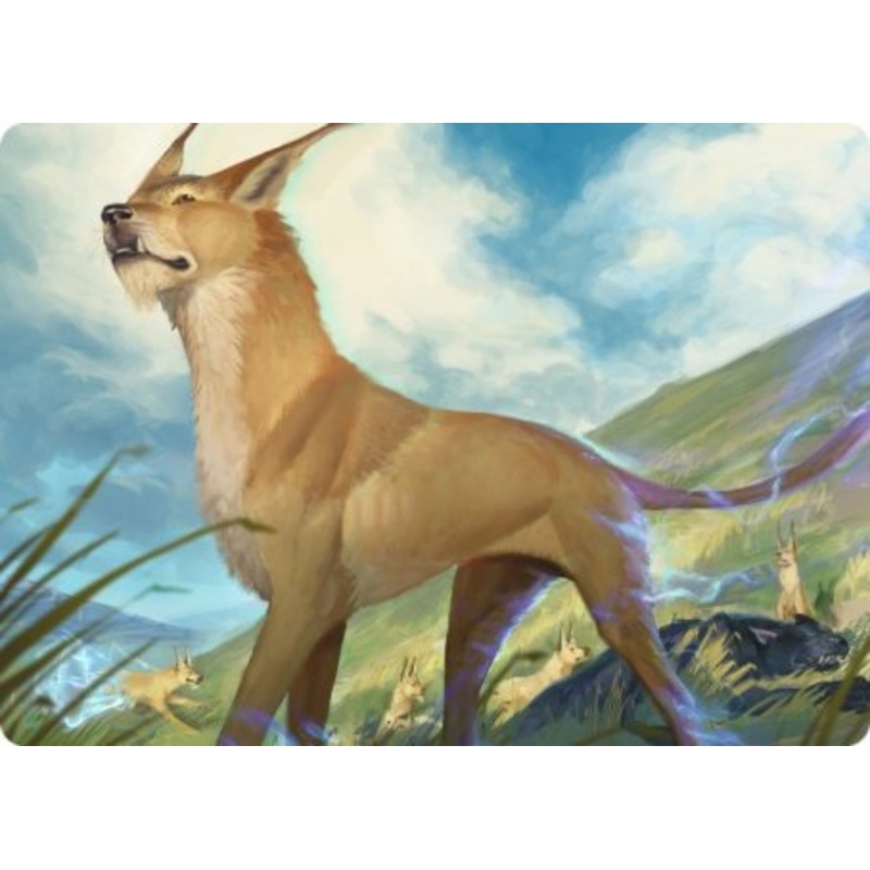 Blink Dog Art Card [Dungeons & Dragons: Adventures in the Forgotten Realms Art Series]