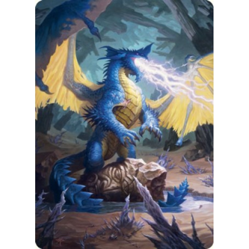 Blue Dragon Art Card [Dungeons & Dragons: Adventures in the Forgotten Realms Art Series]