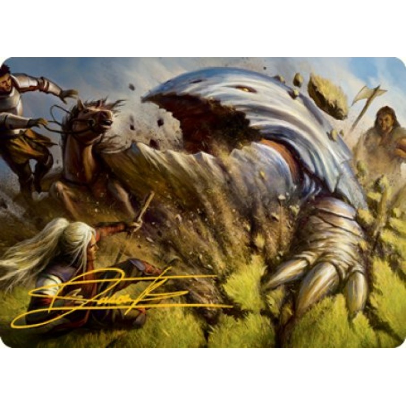 Bulette Art Card (Gold-Stamped Signature) [Dungeons & Dragons: Adventures in the Forgotten Realms Art Series]