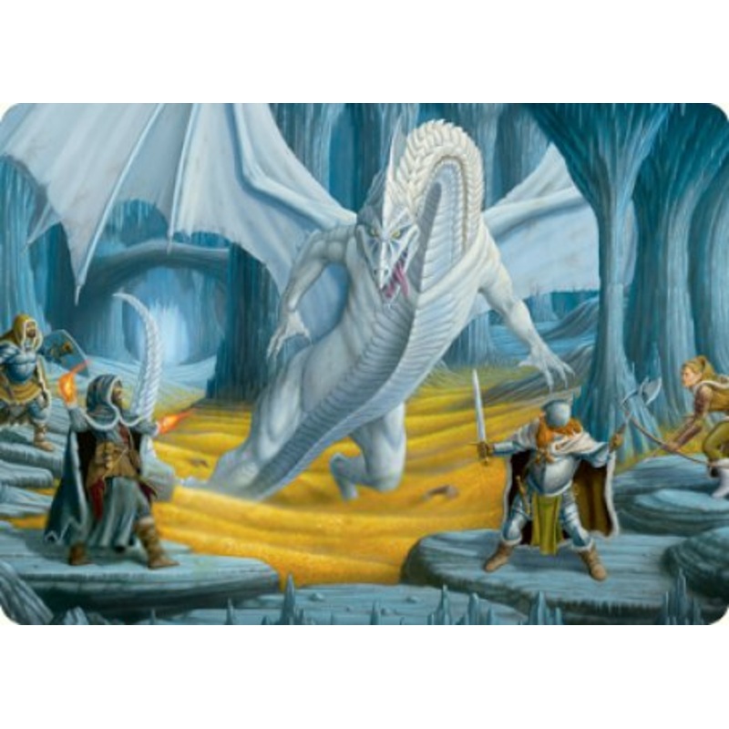 Cave of the Frost Dragon Art Card [Dungeons & Dragons: Adventures in the Forgotten Realms Art Series]