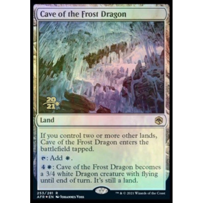 Cave of the Frost Dragon [Dungeons & Dragons: Adventures in the Forgotten Realms Prerelease Promos]