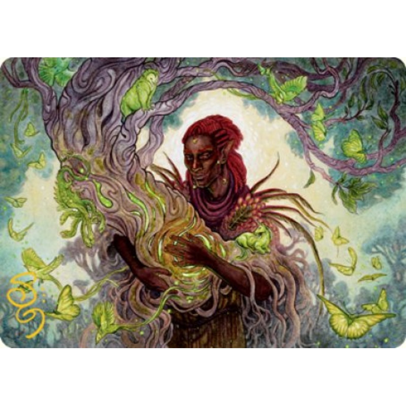 Circle of Dreams Druid Art Card (Gold-Stamped Signature) [Dungeons & Dragons: Adventures in the Forgotten Realms Art Series]
