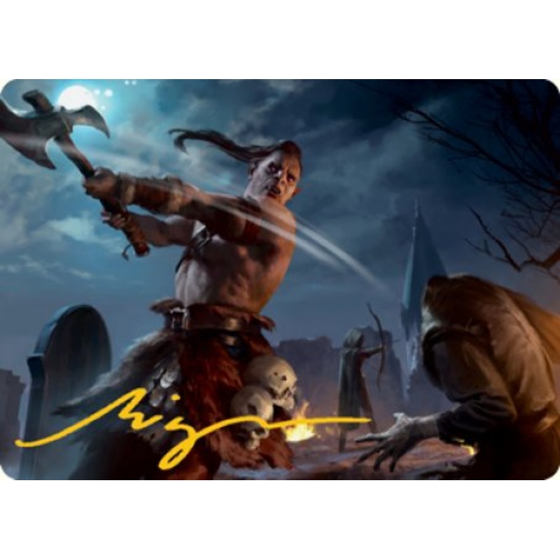 Critical Hit Art Card (Gold-Stamped Signature) [Dungeons & Dragons: Adventures in the Forgotten Realms Art Series]