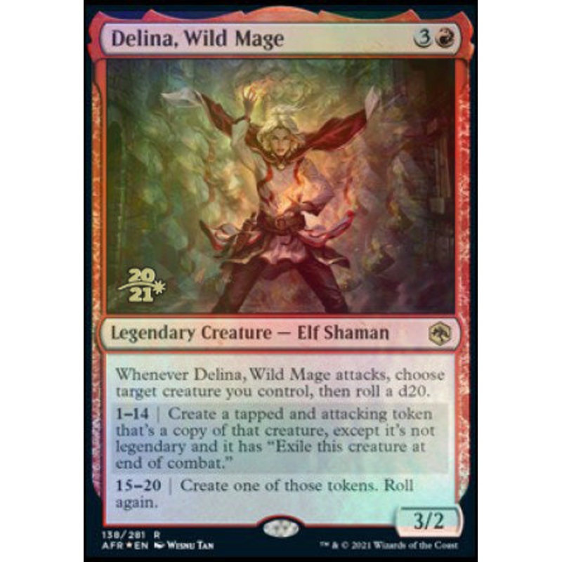 Delina, Wild Mage [Dungeons & Dragons: Adventures in the Forgotten Realms Prerelease Promos]