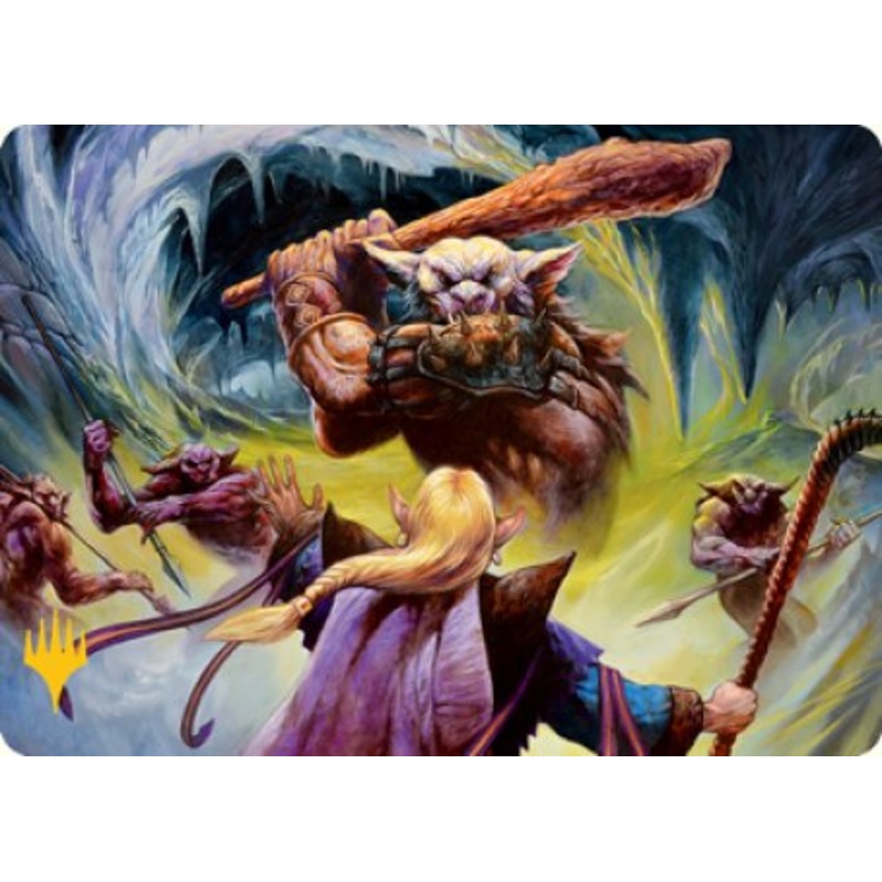 Den of the Bugbear (Dungeon Module) Art Card (Gold-Stamped Signature) [Dungeons & Dragons: Adventures in the Forgotten Realms Art Series]