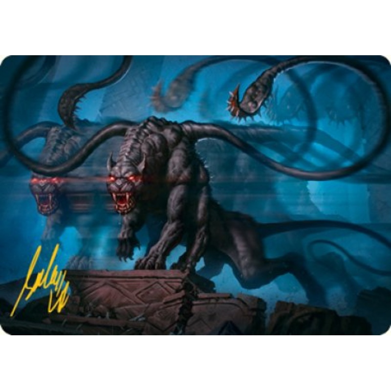 Displacer Beast Art Card (Gold-Stamped Signature) [Dungeons & Dragons: Adventures in the Forgotten Realms Art Series]
