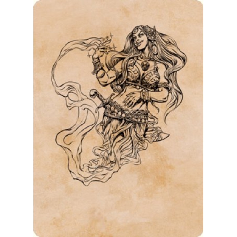 Djinni Windseer (Showcase) Art Card [Dungeons & Dragons: Adventures in the Forgotten Realms Art Series]