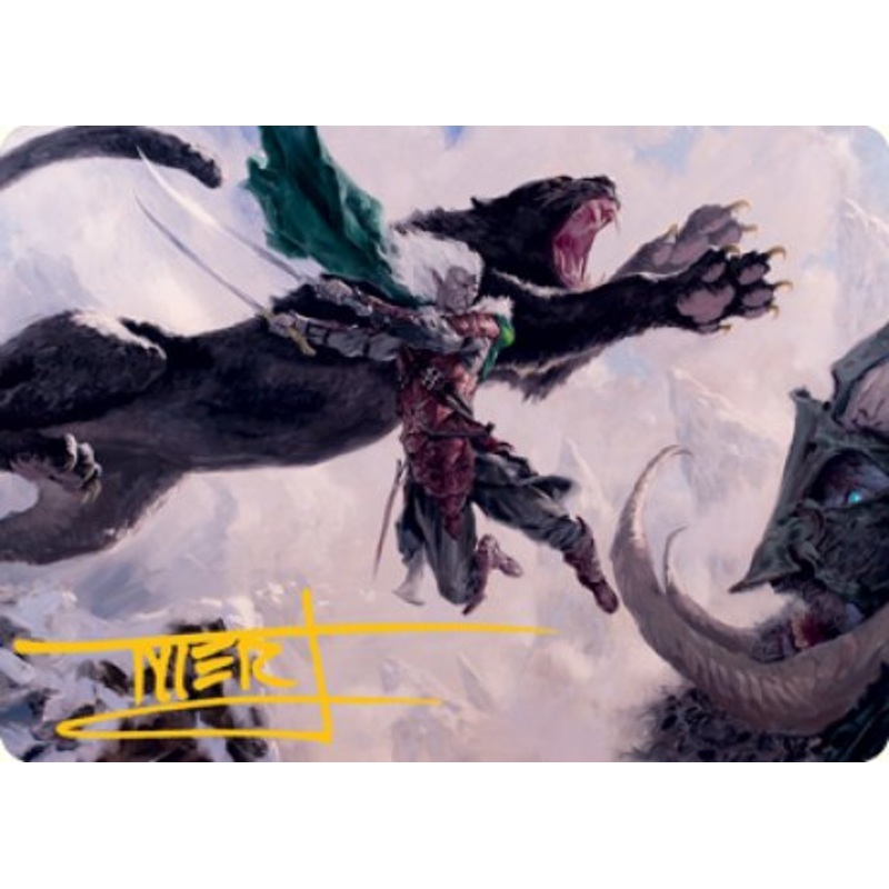 Drizzt Do'Urden Art Card (Gold-Stamped Signature) [Dungeons & Dragons: Adventures in the Forgotten Realms Art Series]