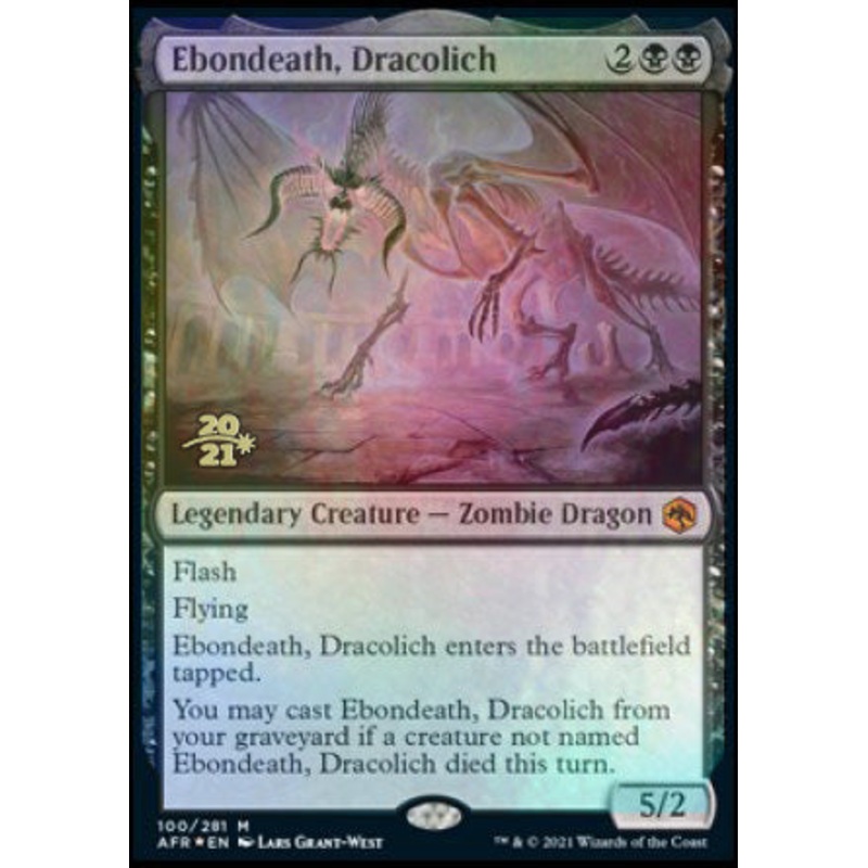 Ebondeath, Dracolich [Dungeons & Dragons: Adventures in the Forgotten Realms Prerelease Promos]