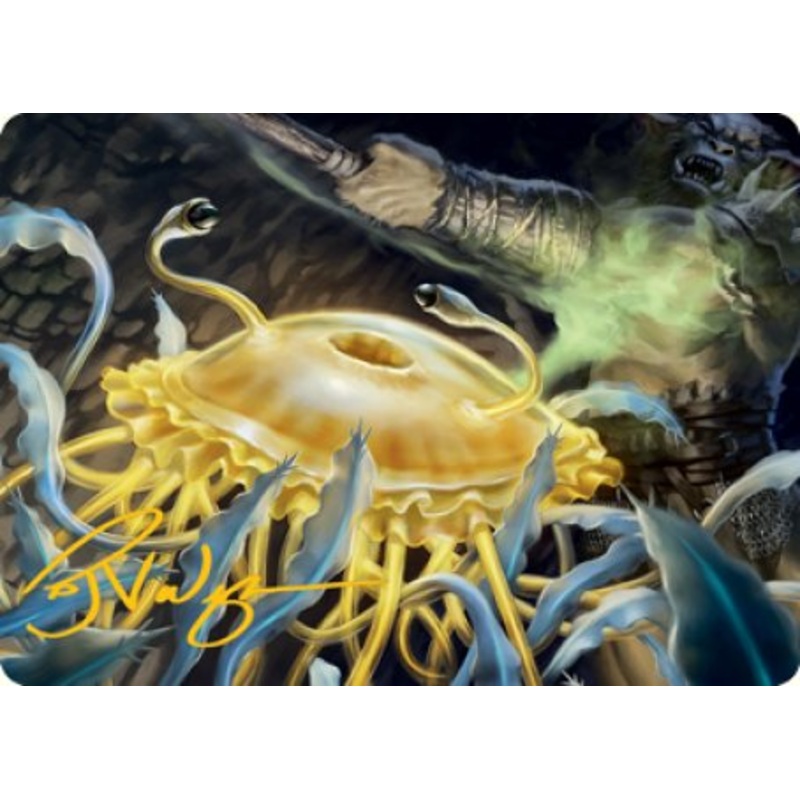 Flumph Art Card (Gold-Stamped Signature) [Dungeons & Dragons: Adventures in the Forgotten Realms Art Series]