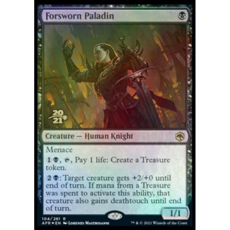 Forsworn Paladin [Dungeons & Dragons: Adventures in the Forgotten Realms Prerelease Promos]