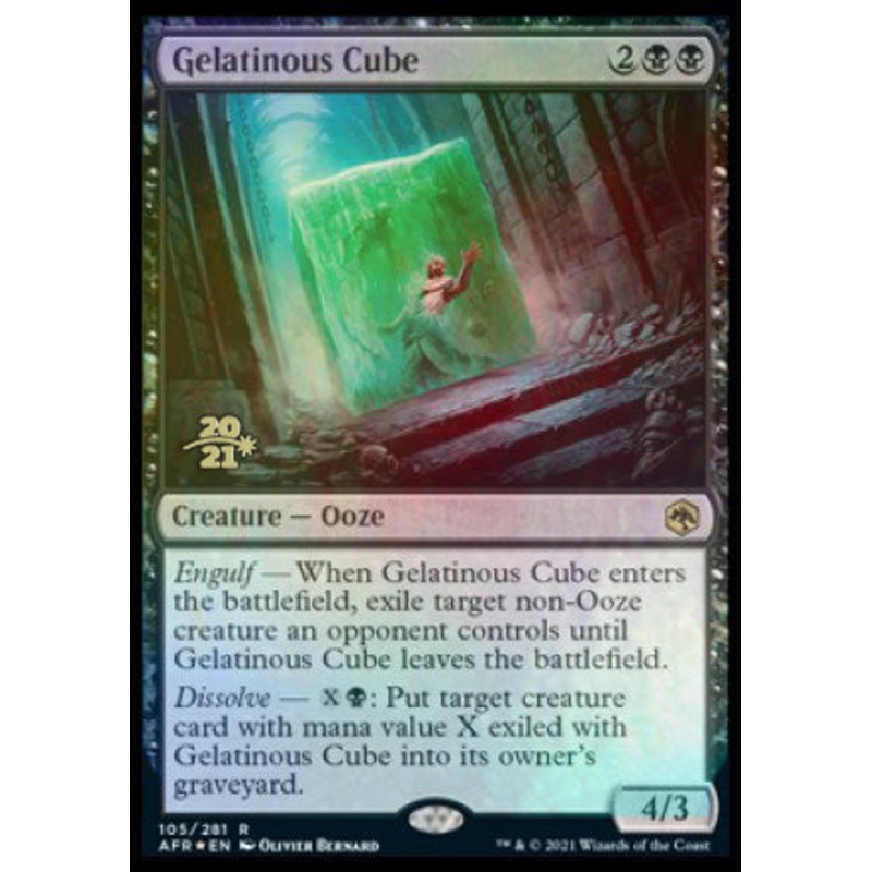 Gelatinous Cube [Dungeons & Dragons: Adventures in the Forgotten Realms Prerelease Promos]