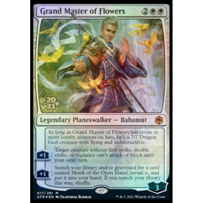 Grand Master of Flowers [Dungeons & Dragons: Adventures in the Forgotten Realms Prerelease Promos]