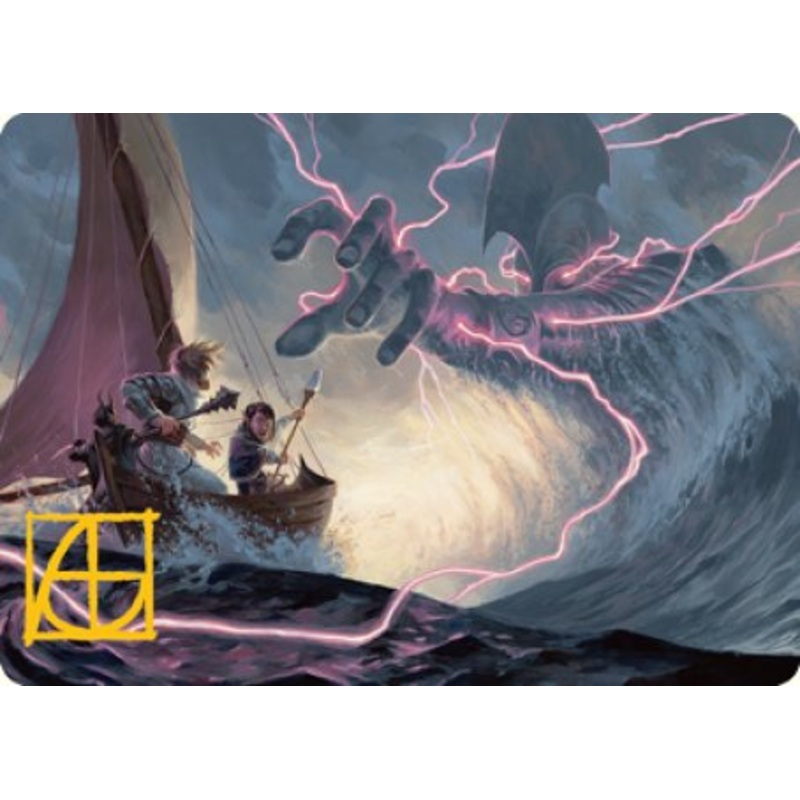Hall of Storm Giants Art Card (Gold-Stamped Signature) [Dungeons & Dragons: Adventures in the Forgotten Realms Art Series]