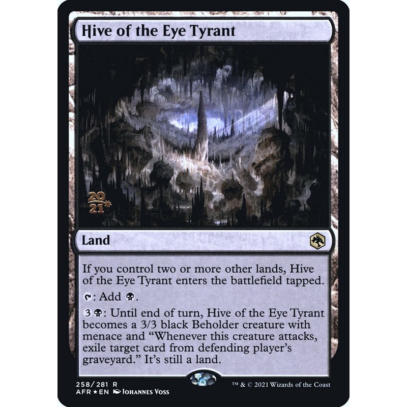 Hive of the Eye Tyrant [Dungeons & Dragons: Adventures in the Forgotten Realms Prerelease Promos]