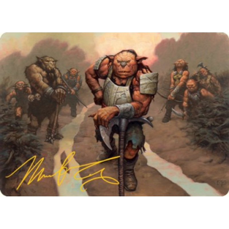 Hobgoblin Bandit Lord Art Card (Gold-Stamped Signature) [Dungeons & Dragons: Adventures in the Forgotten Realms Art Series]