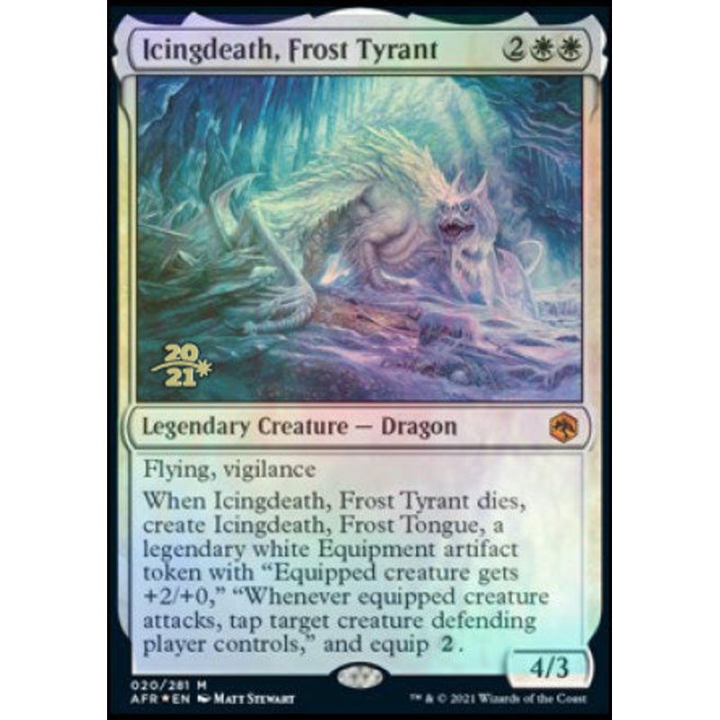 Icingdeath, Frost Tyrant [Dungeons & Dragons: Adventures in the Forgotten Realms Prerelease Promos]