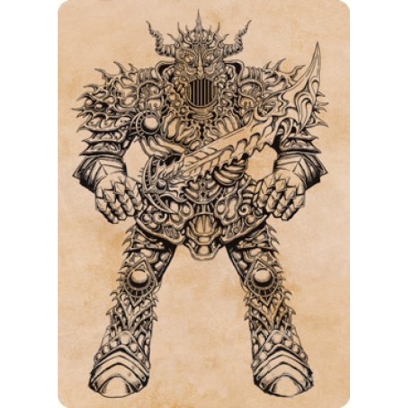 Iron Golem (Showcase) Art Card [Dungeons & Dragons: Adventures in the Forgotten Realms Art Series]