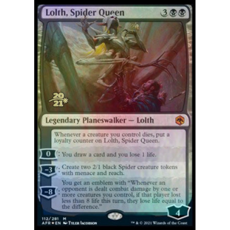 Lolth, Spider Queen [Dungeons & Dragons: Adventures in the Forgotten Realms Prerelease Promos]