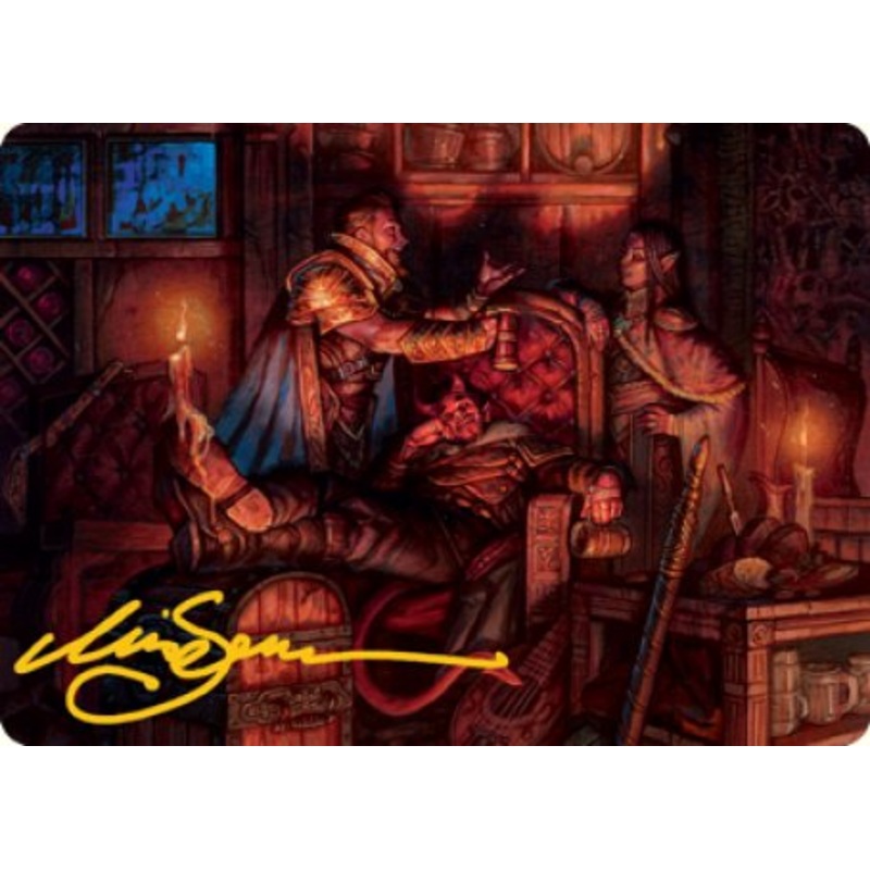 Long Rest Art Card (Gold-Stamped Signature) [Dungeons & Dragons: Adventures in the Forgotten Realms Art Series]
