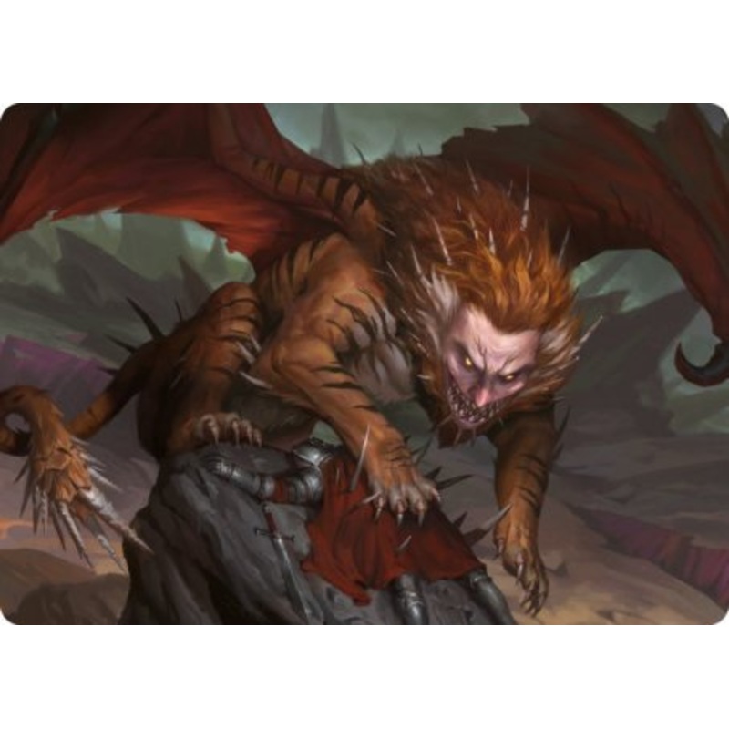 Manticore Art Card [Dungeons & Dragons: Adventures in the Forgotten Realms Art Series]
