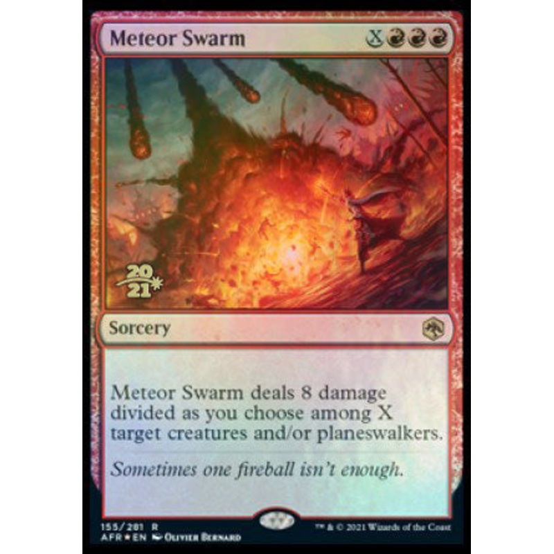 Meteor Swarm [Dungeons & Dragons: Adventures in the Forgotten Realms Prerelease Promos]