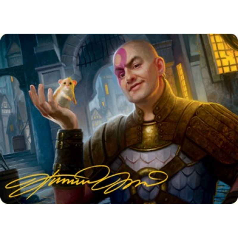 Minsc, Beloved Ranger Art Card (Gold-Stamped Signature) [Dungeons & Dragons: Adventures in the Forgotten Realms Art Series]