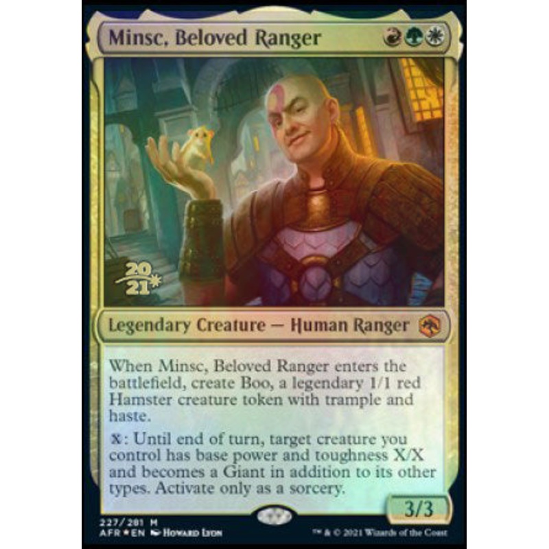 Minsc, Beloved Ranger [Dungeons & Dragons: Adventures in the Forgotten Realms Prerelease Promos]