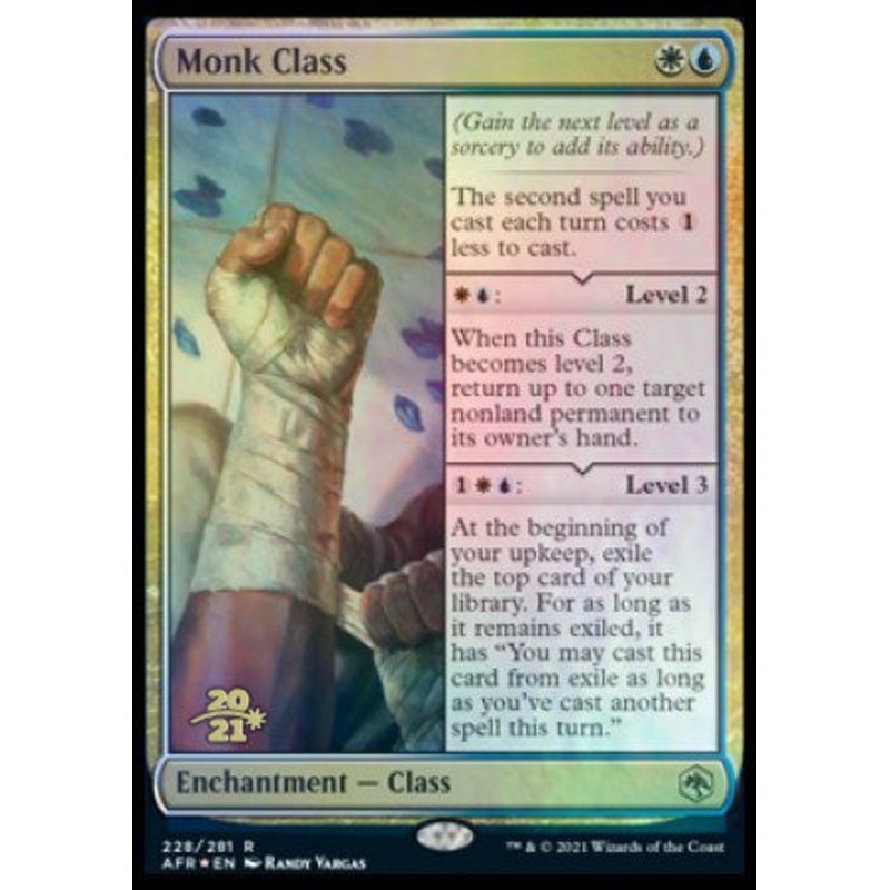 Monk Class [Dungeons & Dragons: Adventures in the Forgotten Realms Prerelease Promos]