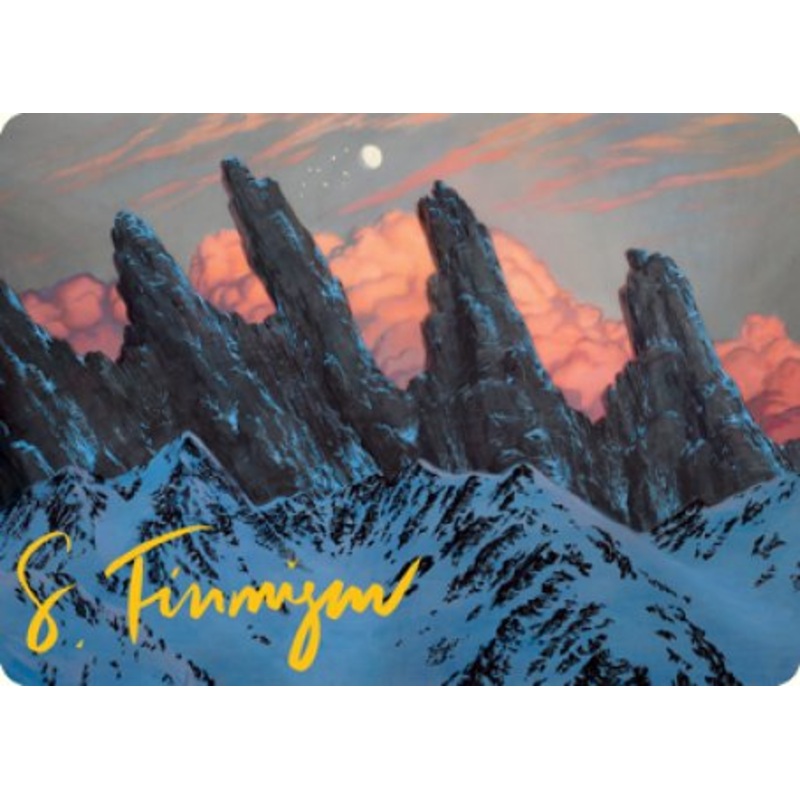 Mountain (275) Art Card (Gold-Stamped Signature) [Dungeons & Dragons: Adventures in the Forgotten Realms Art Series]