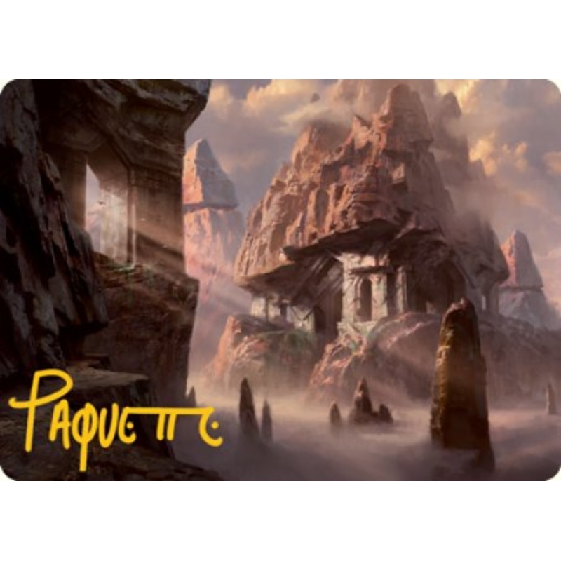 Mountain (277) Art Card (Gold-Stamped Signature) [Dungeons & Dragons: Adventures in the Forgotten Realms Art Series]