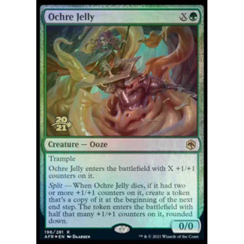 Ochre Jelly [Dungeons & Dragons: Adventures in the Forgotten Realms Prerelease Promos]