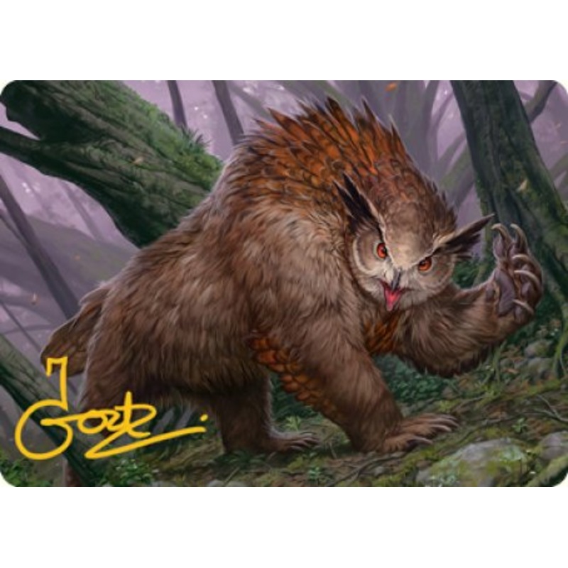Owlbear Art Card (Gold-Stamped Signature) [Dungeons & Dragons: Adventures in the Forgotten Realms Art Series]