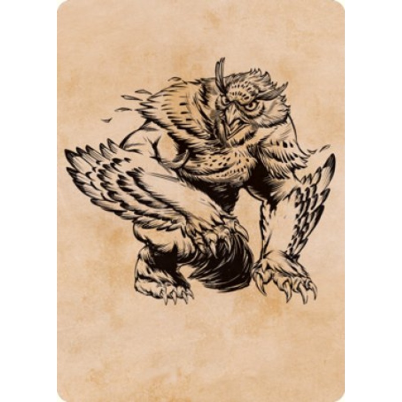 Owlbear (Showcase) Art Card [Dungeons & Dragons: Adventures in the Forgotten Realms Art Series]