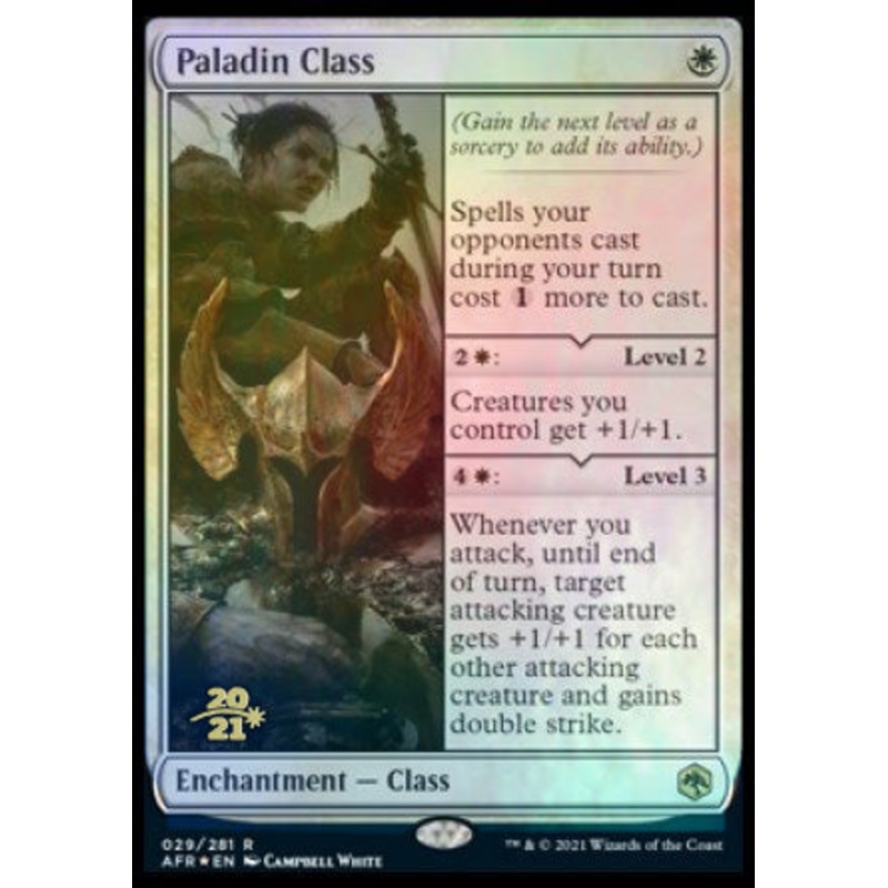 Paladin Class [Dungeons & Dragons: Adventures in the Forgotten Realms Prerelease Promos]