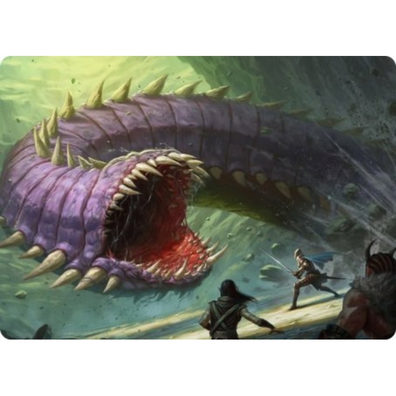 Purple Worm Art Card [Dungeons & Dragons: Adventures in the Forgotten Realms Art Series]
