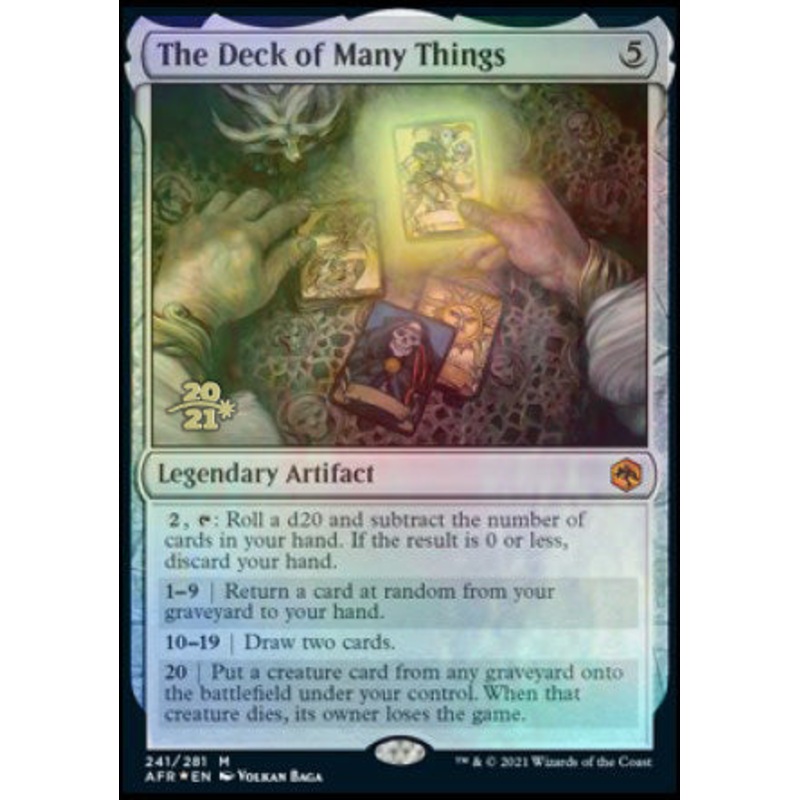 The Deck of Many Things [Dungeons & Dragons: Adventures in the Forgotten Realms Prerelease Promos]