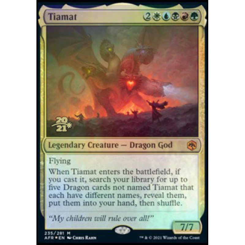 Tiamat [Dungeons & Dragons: Adventures in the Forgotten Realms Prerelease Promos]