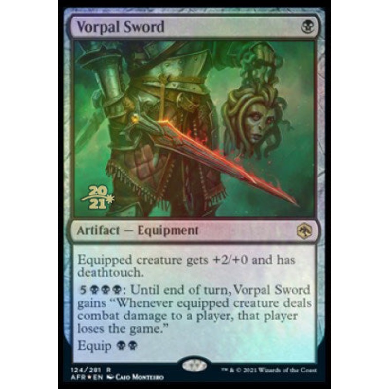 Vorpal Sword [Dungeons & Dragons: Adventures in the Forgotten Realms Prerelease Promos]