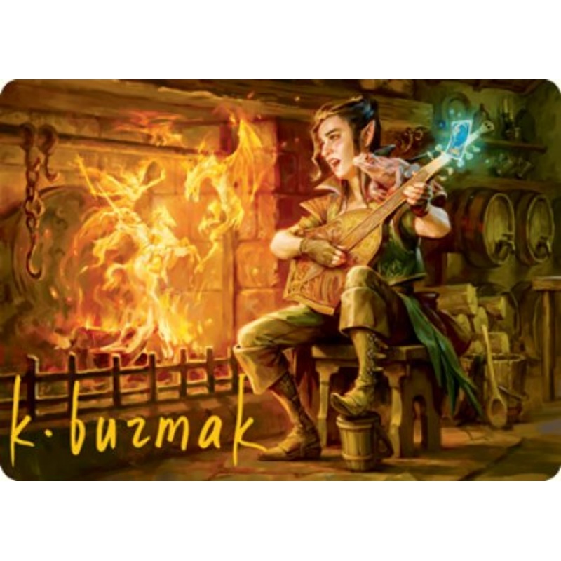 Wish Art Card (Gold-Stamped Signature) [Dungeons & Dragons: Adventures in the Forgotten Realms Art Series]