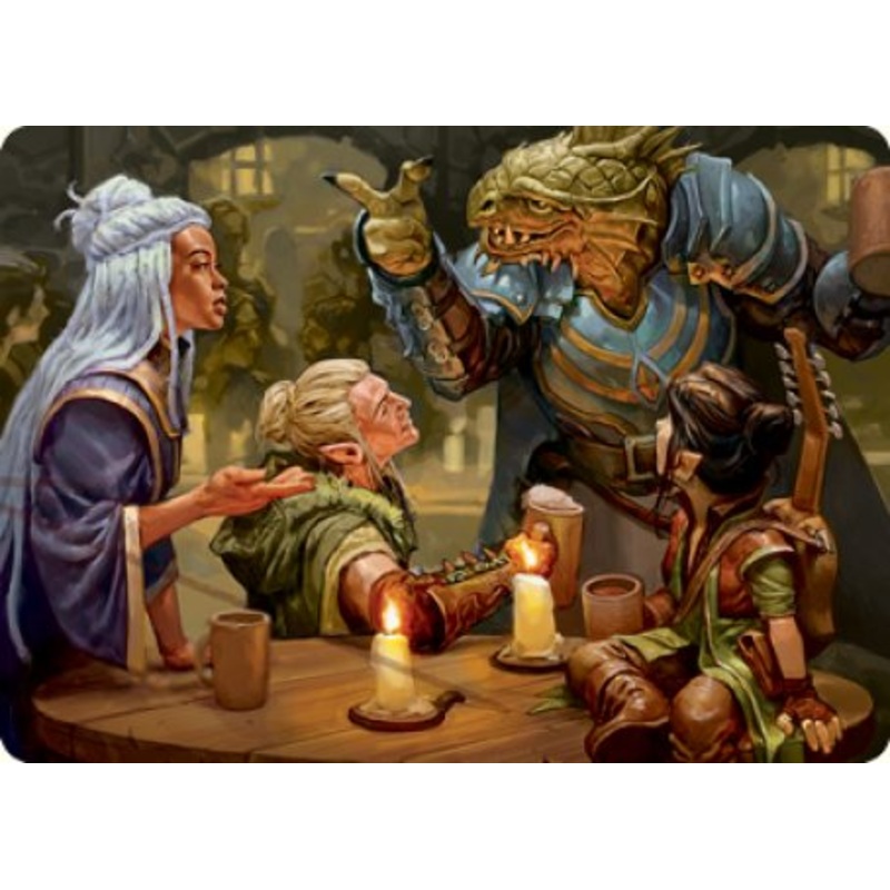 You Meet in a Tavern Art Card [Dungeons & Dragons: Adventures in the Forgotten Realms Art Series]