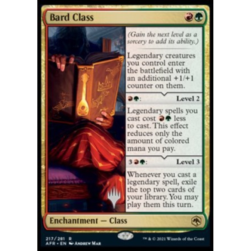 Bard Class (Promo Pack) [Dungeons & Dragons: Adventures in the Forgotten Realms Promos]