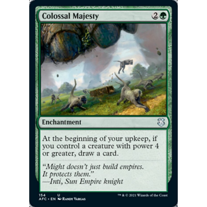 Colossal Majesty [Dungeons & Dragons: Adventures in the Forgotten Realms Commander]