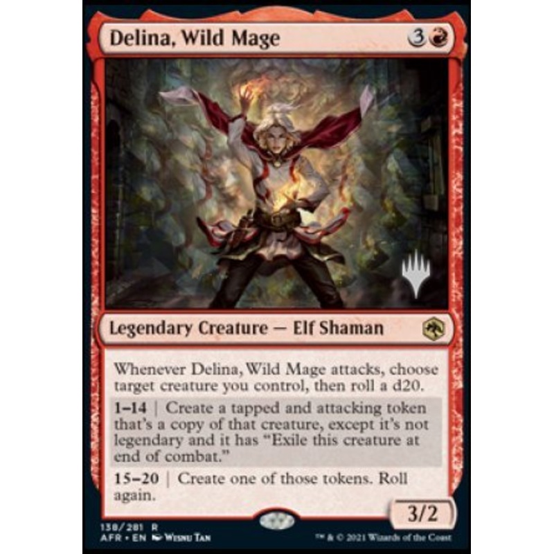 Delina, Wild Mage (Promo Pack) [Dungeons & Dragons: Adventures in the Forgotten Realms Promos]