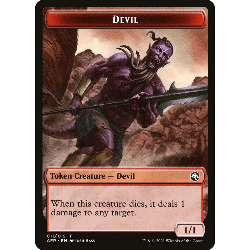 Devil Token [Dungeons & Dragons: Adventures in the Forgotten Realms Tokens]