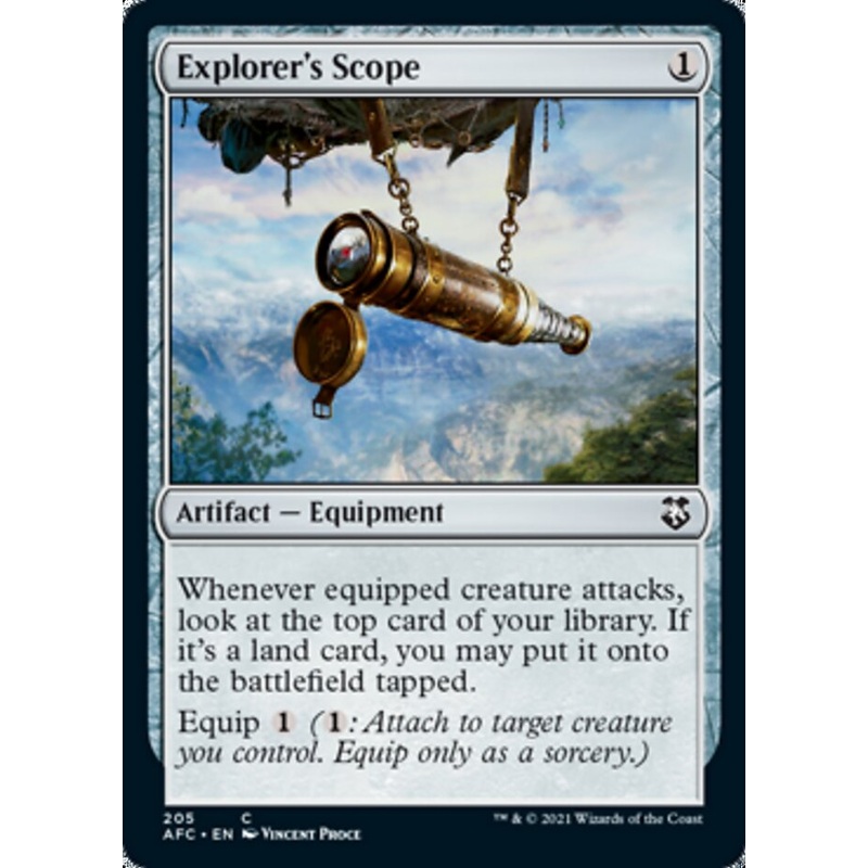 Explorer's Scope [Dungeons & Dragons: Adventures in the Forgotten Realms Commander]